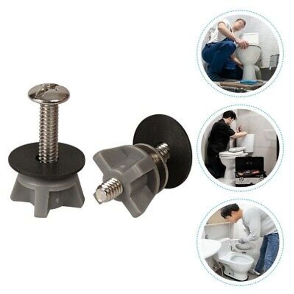 Screws Set of Two for Securely Mounting Your Toilet Bowl's Seating Area