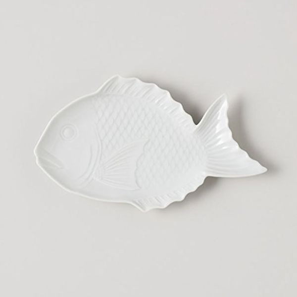 Fool Hasami ware small shop Celebration 鯛 (White)