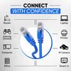 Mr. Tronic Ethernet Network Cable│Patch Cable │CAT6, AWG24, CCA, UTP, RJ45, blue