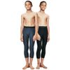 DEVOPS Boys 2-Pack 3/4 Compression Tights Sport Leggings Pants (Medium, Black/Charcoal)