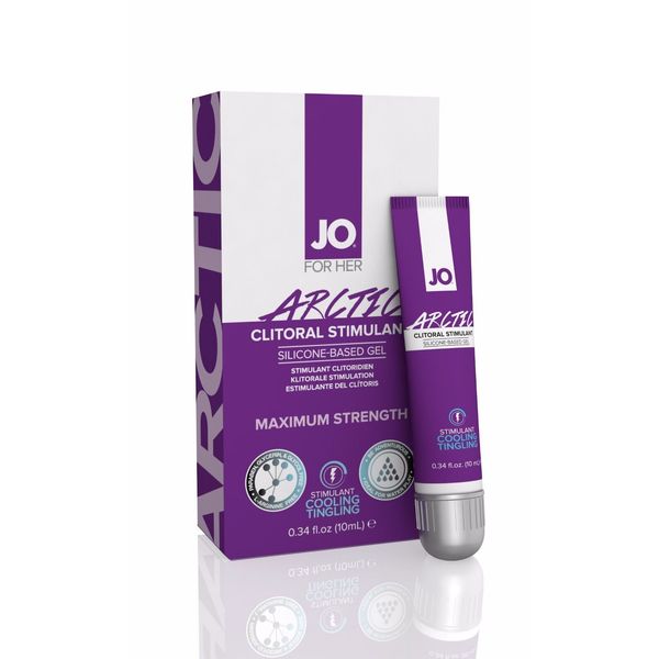 System Jo Arctic Clitoral Stimulant Cooling Silicone Gel .34oz - Female Enhancer