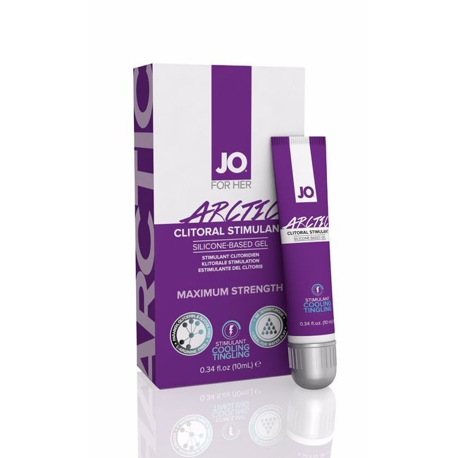 System Jo Arctic Clitoral Stimulant Cooling Silicone Gel .34oz - Female Enhancer