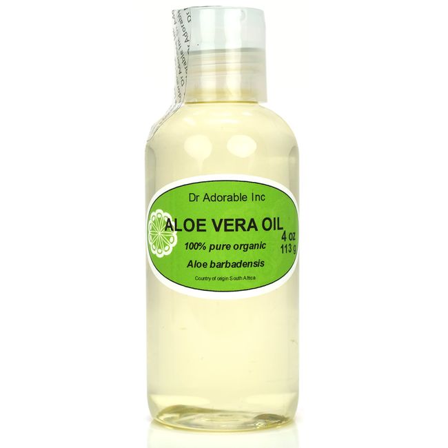 Dr Adorable - 4 oz - Aloe Vera Oil - 100% Pure Natural Organic