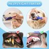 Best Dog Toothbrush & Toothpaste Kit - Natural Ingredients Reduce Plaque, Whiten