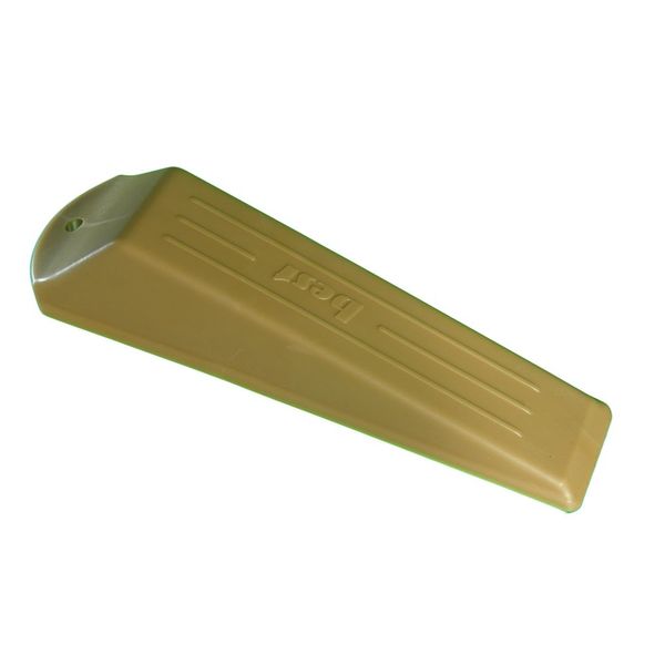 Door Stopper Wedge JAM Stop Stay Rubber Closer Light Brown