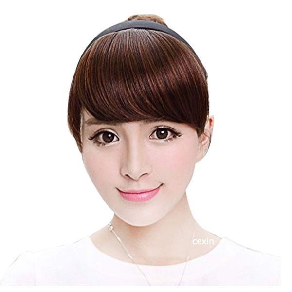 CEXIN Bangs Wig, With Bangs, Hairband, Point Wig, Cut, Heat Resistant, Thick, Full Bangs, 3 Types