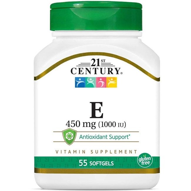 21st Century E 1000 IU (Dl-Alpha) Softgels 55 Count