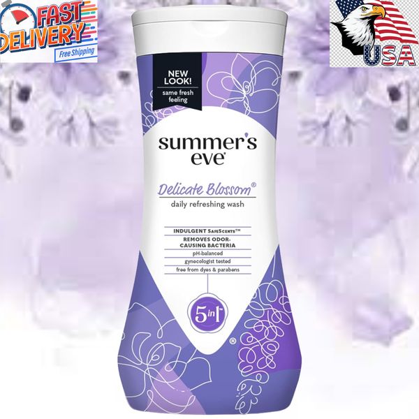 Summers Eve Refreshing Feminine Wash For All Skin+ Intimate Area, OdorRemove15OZ