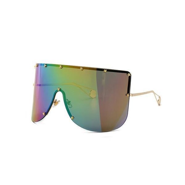 Elaiza Oversized Sunglasses - Rainbow - Rainbow