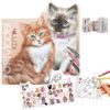 Depesche TOPModel 12713 Kitty and Doggy Colouring Book
