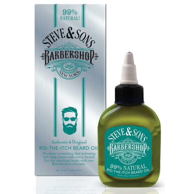 Steve & Sons Barbershop Beard Oil Rid -the-Itch 2.5 oz.