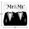 Creative Converting Mr. Wedding Napkins, 6.5", Multi-color
