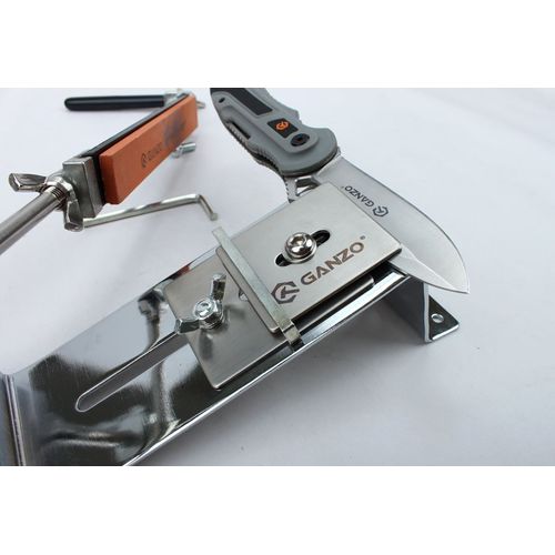Ganzo Touch Pro Steel (GTPS) Knife Sharpener Professional Kitchen Sharpening System Fix-angle with 4 Stone