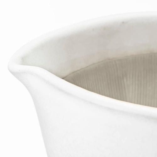 &NE NMS-265S-WH Mortar, Small Size, 4.3 inches (11 cm), Made in Japan, Microwave Safe, Dishwasher-safe, Sesame Mortar, Ceramic Mortar, Small Bowl, Small Bowl, White, White, Black, Japanese Tableware, Pottery, Simple, Traditional Crafts, Natural, Boxed, Gi