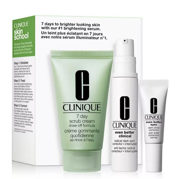 Clinique Skin School Supplies: Even Tone Essentials Set USD $39 Value