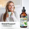 Decaffeinated Green Tea Extract Drops - Antioxidant Boost, Alcohol-Free &