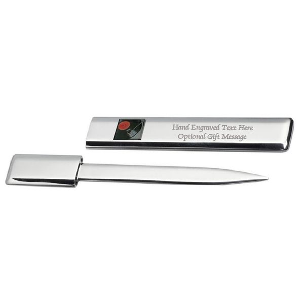 Engraved Post Letter Opener DJ Record Player Music