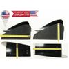 Black Pair Front Bumper Side Lip Splitters Spoiler Winglet Blade For Nissan