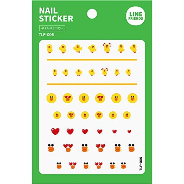 TOK TLF-006 LINEFRIENDS Nail Sticker