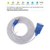 DTech USB to RS232 DB9 Female Serial Adapter Cable 3m Supports Windows 10, 8, 7, Mac, Linux