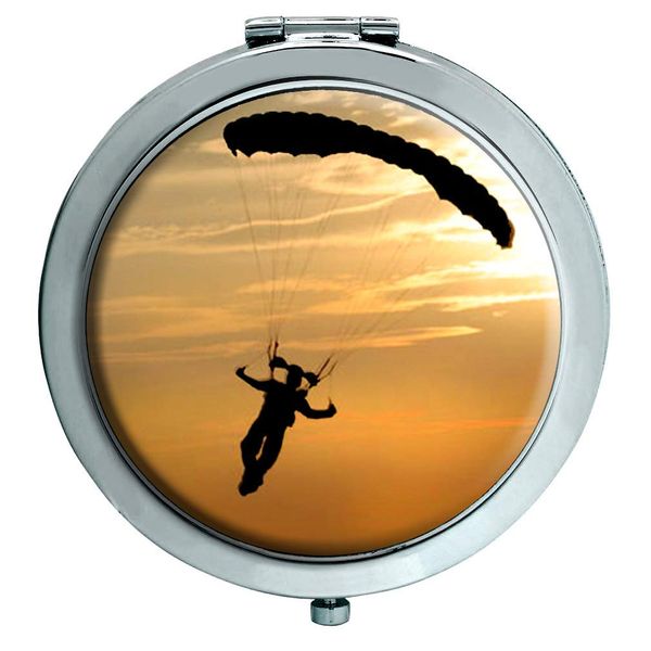 Parachuting Compact Mirror