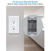 6-Pack One Gang Old Work Electrical Outlet Box, Standard 14 Cubic Inch