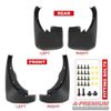 4x Splash Guards Mud Flaps Mudguards Front & Rear for Nissan Frontier 2005-2015