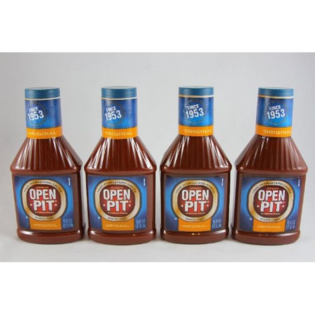 Open Pit Barbecue Sauce Original 18 Oz - 4 Pack