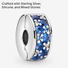 Pandora Blue Pavé Clip Charm 791817NSBMX