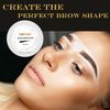 Simpout White Brow Contour Paste, Eyebrow Mapping Paste for Eyebrows Design, Draw or Sketch The Shape, Eyebrow Tinting Tool for Micropigmentation