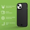 Tech21 EvoLite Phone case for iPhone 16e / 15 - Thin Impact Protection Case - Black