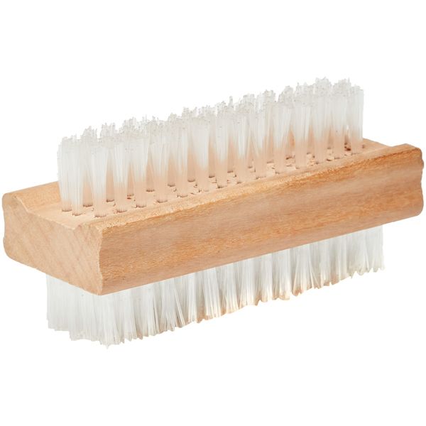 Double Sided Nail Brush, Wooden