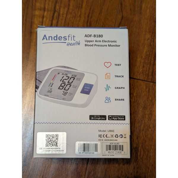 AndesFit Health ADF-B180 Upper Arm Electronic Blood Pressure Monitor