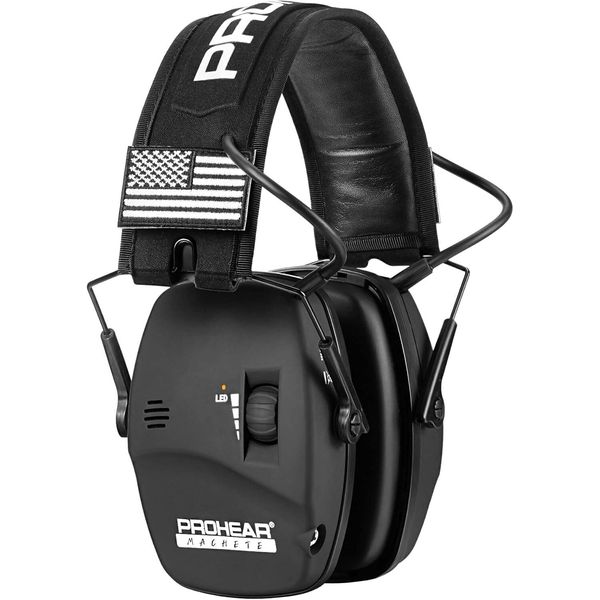 PROHEAR Digital Electronic Shooting Ear Protection Sound Amplification Earmuffs,
