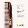 Kent Brushes Handmade Combs Range Small Size Coarse and Fine Comb