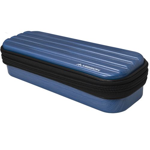 Mission Darts W126 ABS-1 | Slimline Darts Case with Metallic ABS, Aqua Blue