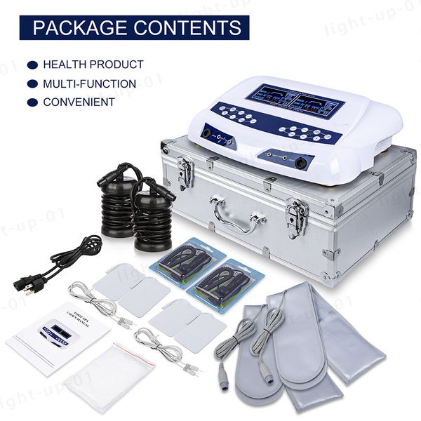 Dual User Ionic Detox Foot Bath Spa Machine Cleanse Touch LCD Screen Function