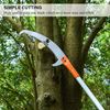 Tree Pruner Pole Saw Manual Extendable Long Tree Pruner Extendable，Pole Pruni...