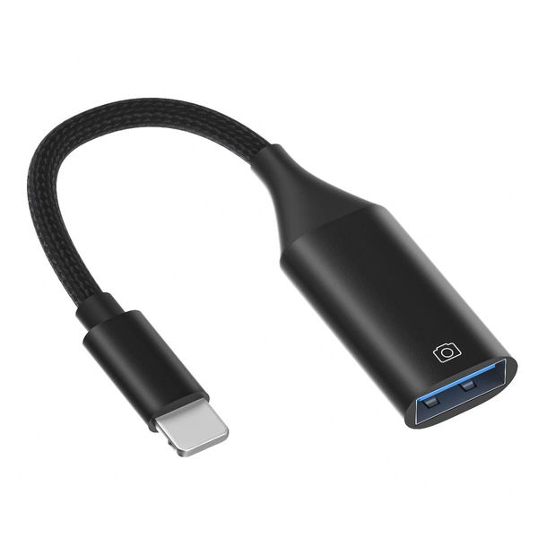 TargetGo iPhone Lightning to USB Camera & OTG Adapter - Supports Flash Drive, Card Reader, Mouse, Keyboard, MIDI