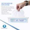 Dynarex DynaCare Flushable Wipes, Wet Bathroom Hygiene Wipes for Adults, Alcohol Free, Safe for Sewers and Septic Systems, 9” x 13” wipes, 1 Case, 9 Tubs of 60 Wipes (Packaging May Vary)