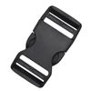 Plastic Side Release Buckle Clip for Luggage, Rucksack/Back Pack, Webbing Strap (25mm - 4 pack, Black),buckles