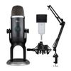 Blue Microphones Yeti Mic WOW Edition with Shock Mount Boom Arm and Pop Filter