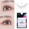 Musettes False Eyelashes, 4D Clear Band, False Eyelashes, Natural False Eyelashes, Ultra Lightweight, Soft, Handmade False Eyelashes, Long Tail, Clustered, 3 Pairs, H47