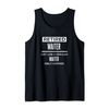 Retired Waiter Server Funny Saying Retirement Tank Top