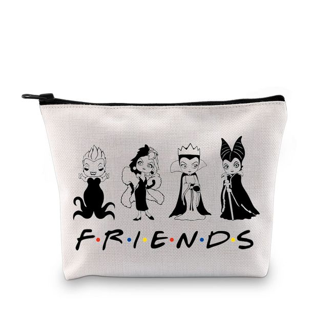 Villains Friends Make-up-Tasche Villains Wicked Gift Villain Gang Geschenk für Bad Witches Club BFF Kosmetiktasche, Fri Villain Bag Eu, Kosmetiktasche mit Aufdruck