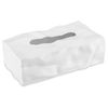 Essey Wipy Cube II cosmetic tissue box, rectangular tissue dispenser, design tissue box, white