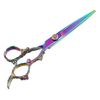 VOCOSTE Hair Scissors Hair Cutting Scissors Professional Barber Scissors Stainless Razor 17cm Multicolor