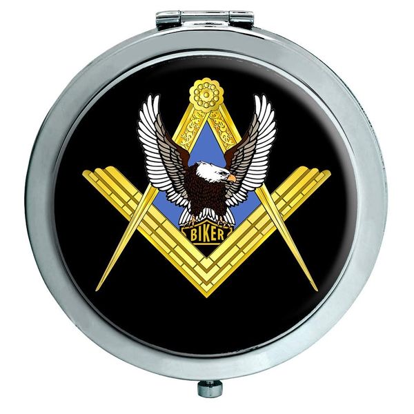 Bikers Masonic Compact Mirror