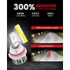 LASFIT 9007 HB5 LED Headlight High Low Beam Bulbs Conversion Kit  6000K White 2X