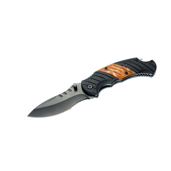 SE Drop Point Folding Knife with Bottle Opener - KC-B9018GD